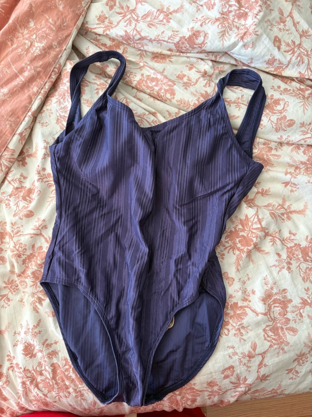 Vintage Purple One-Piece Swimsuit